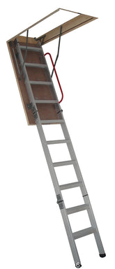 Nuvo Iron ALA255X54 Attic Ladder, Aluminum, Ceiling Opening: 25.5X54 in